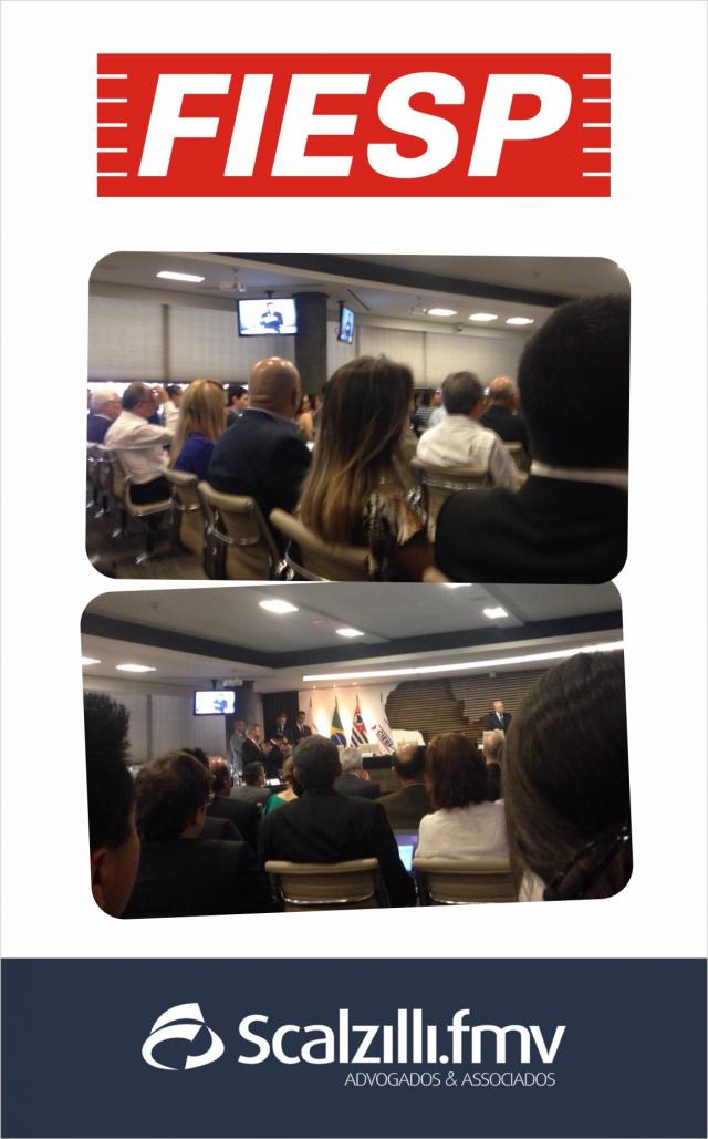 A sede da Scalzilli.fmv Advogados em São Paulo participou de evento realizado pela FIESP