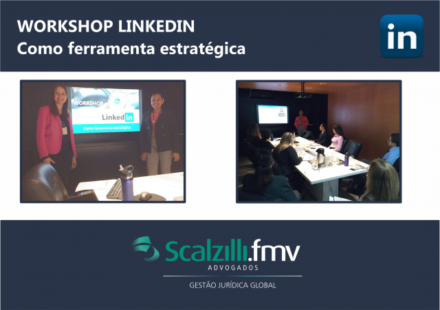 Área de Comunicação e Marketing da Scalzilli.fmv realiza Workshop sobre o Linkedin