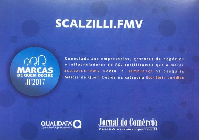 Escritório Jurídico mais lembrado no Marcas de Quem Decide 2017